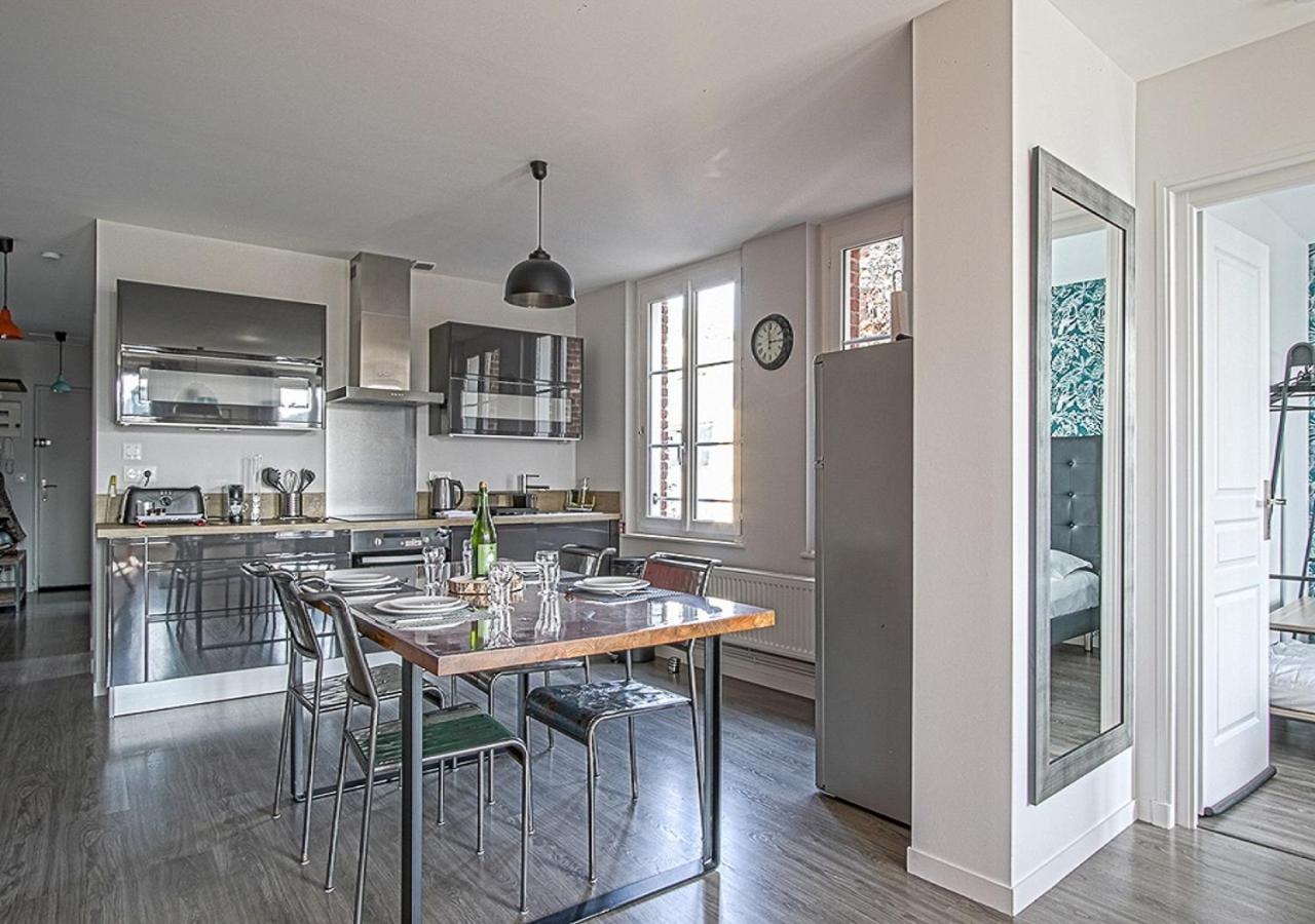 A Babord Fecamp Appartement Vue Port Et Mer Linge Inclus Exterior foto