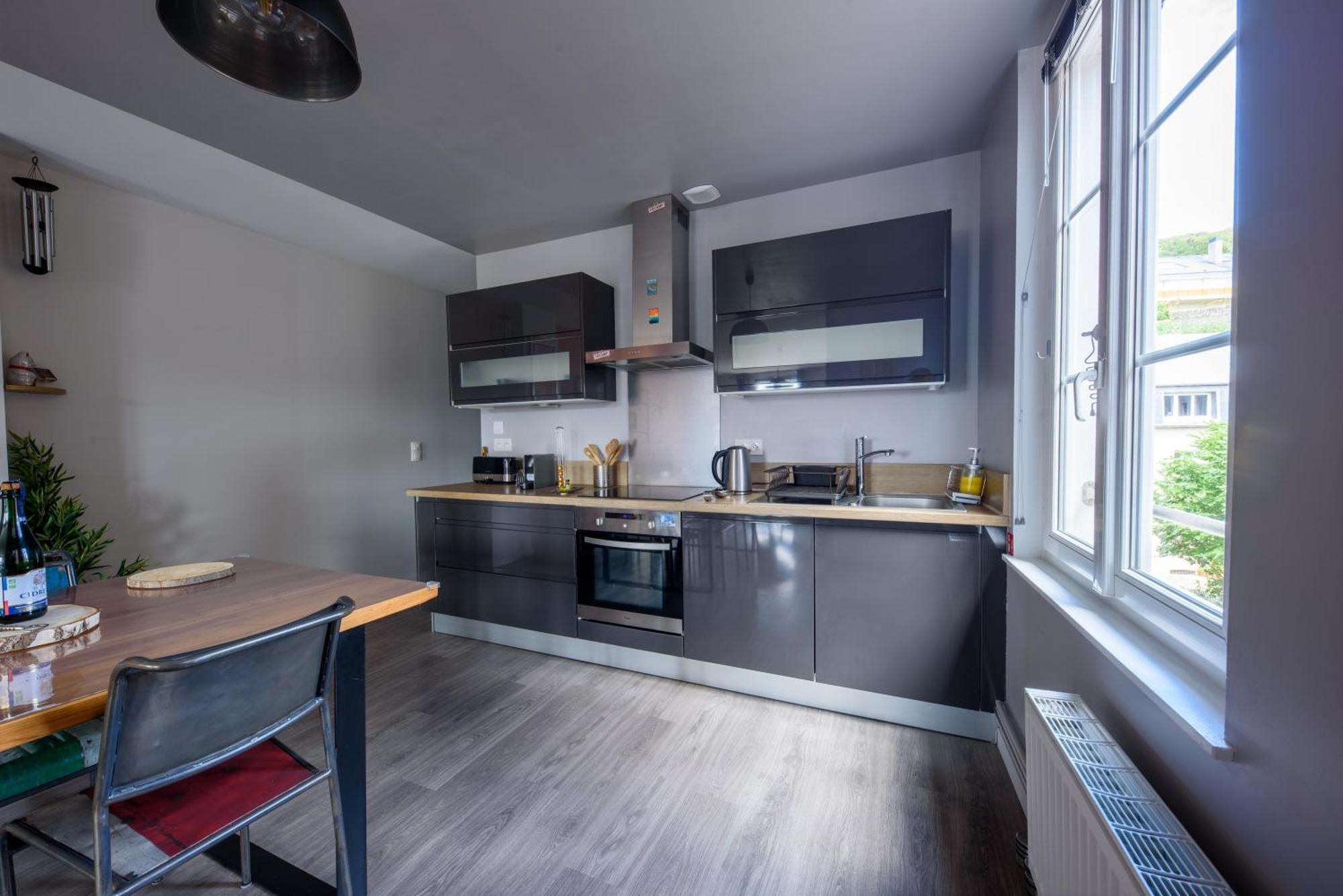 A Babord Fecamp Appartement Vue Port Et Mer Linge Inclus Exterior foto